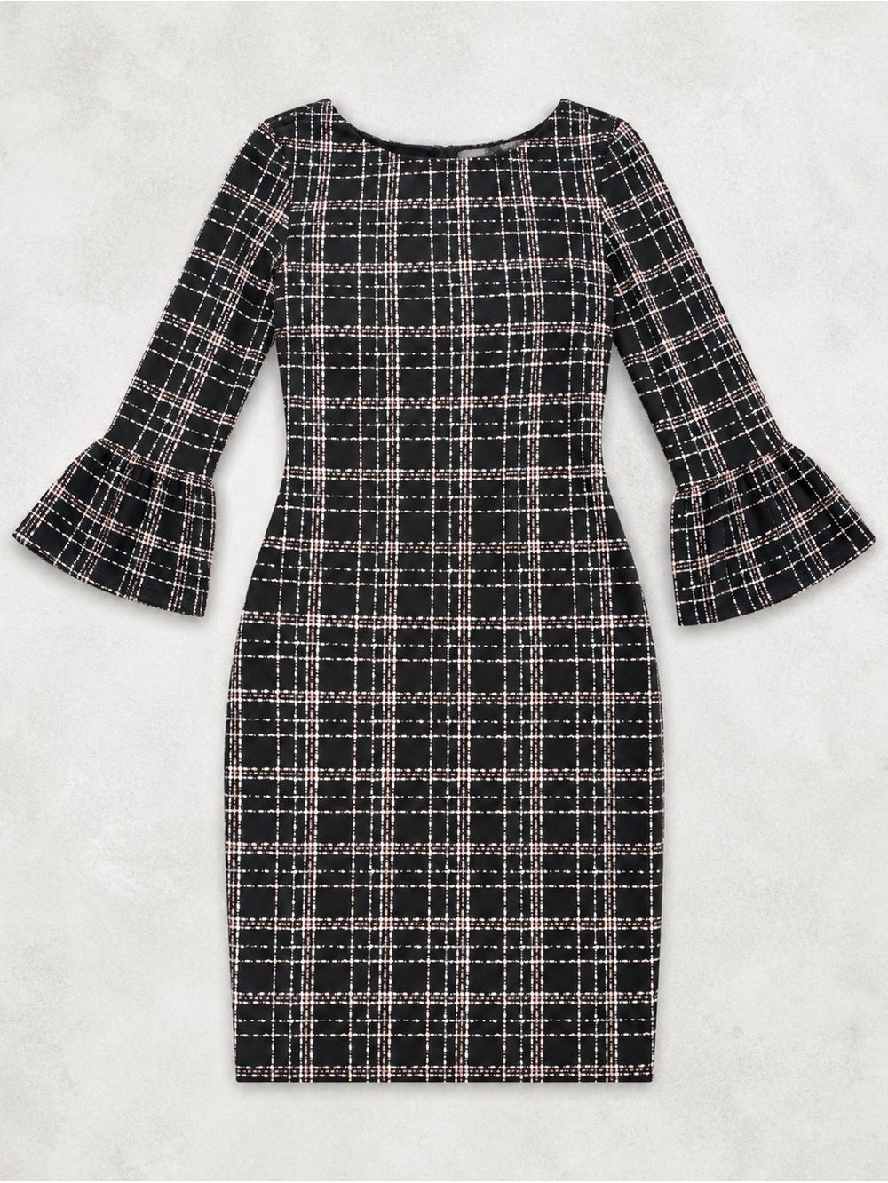 Liz Claiborne Career Plaid Sheath Dress – Size Medium